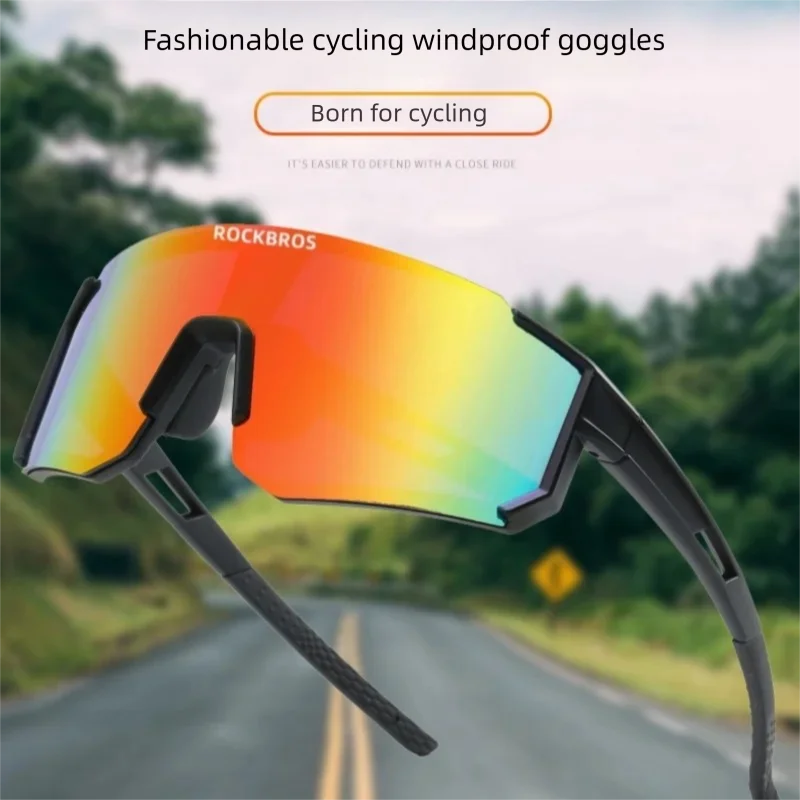 

2026 New Rockbros Cycling Glasses, Marathon Outdoor Sports Sunglasses, Mountain Bike Fishing, Camping, Drivingtc.