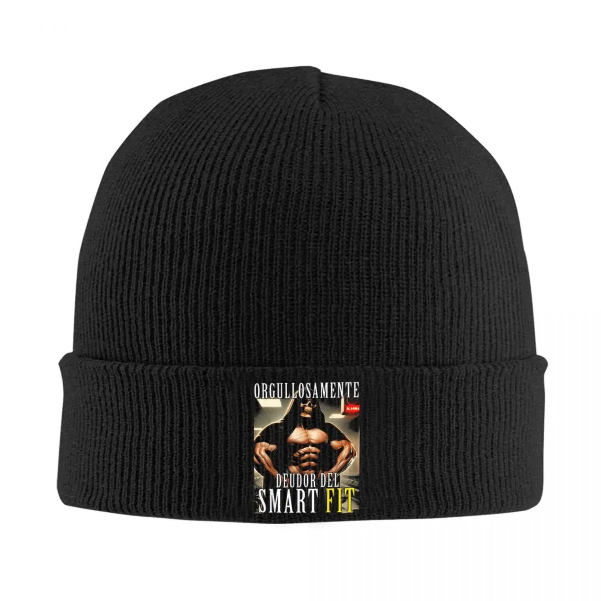 Calacas Chidas Gym Bonnet Hats ORGUL LOSA MENTE DEUDOR DEL SMART FIT Skullies Beanies Unisex Adult Hip Hop Warm Soft Beanie Hats