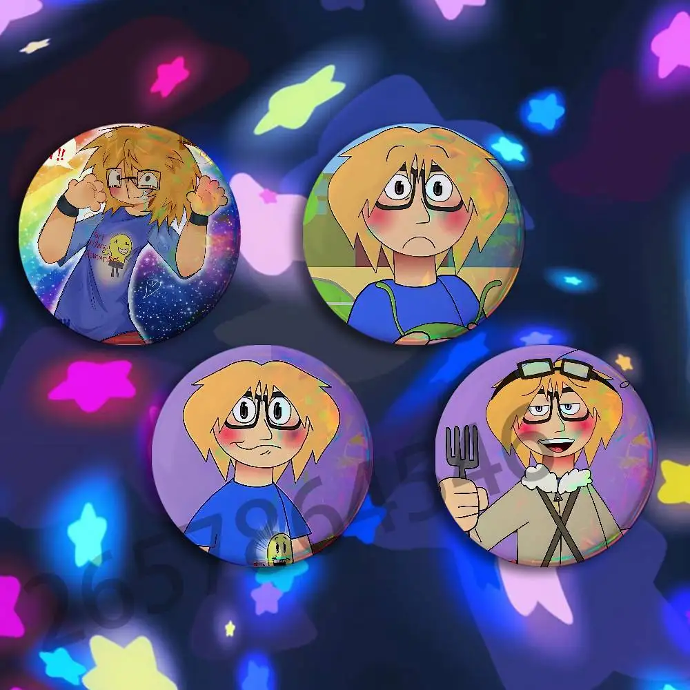 F-Fact A-Attack Adventures Facty Button Pin Single Pack Anime Merch for Ita Bags Badge Collectible Buttons TH