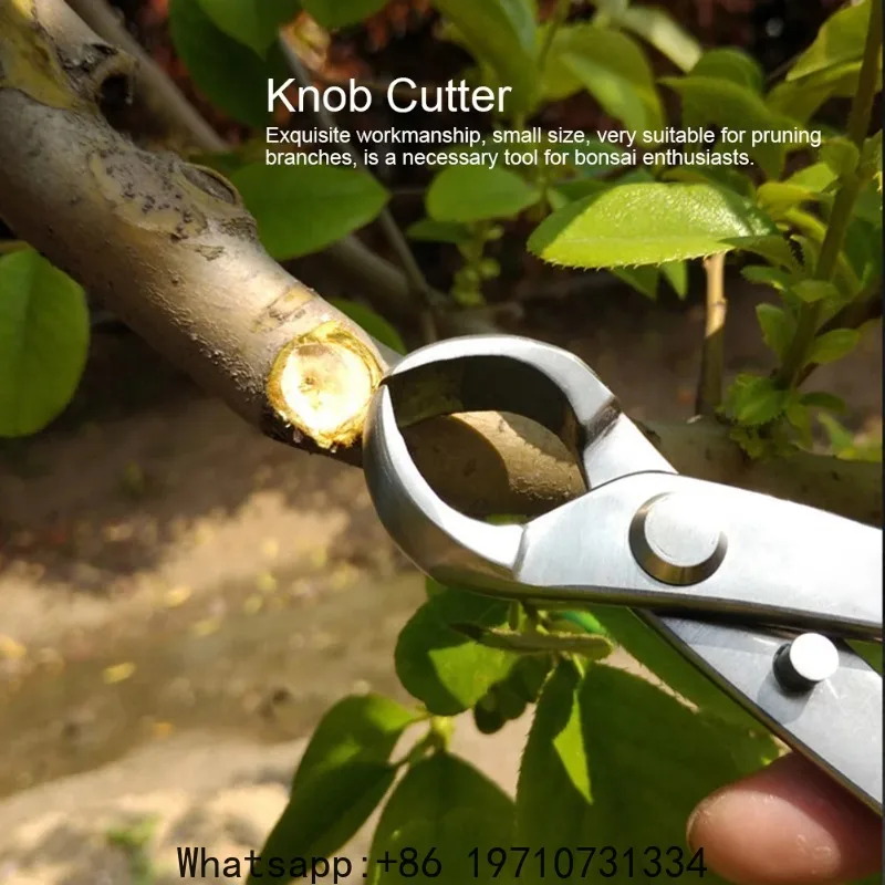 Garden Scissors 180mm Stainless Steel Knob Cutter Ball Shear Scissors Landscape Modeling Garden Bonsai Tools