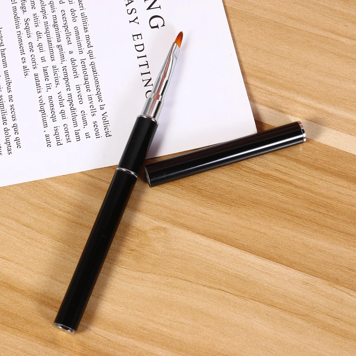 ปากกาเจลต่อเล็บ 1 ชิ้น ดีไซน์ตามหลักสรีรศาสตร์ ใช้งานง่ายสำหรับงานศิลปะบนเล็บที่บ้านหรือร้านเสริมสวย