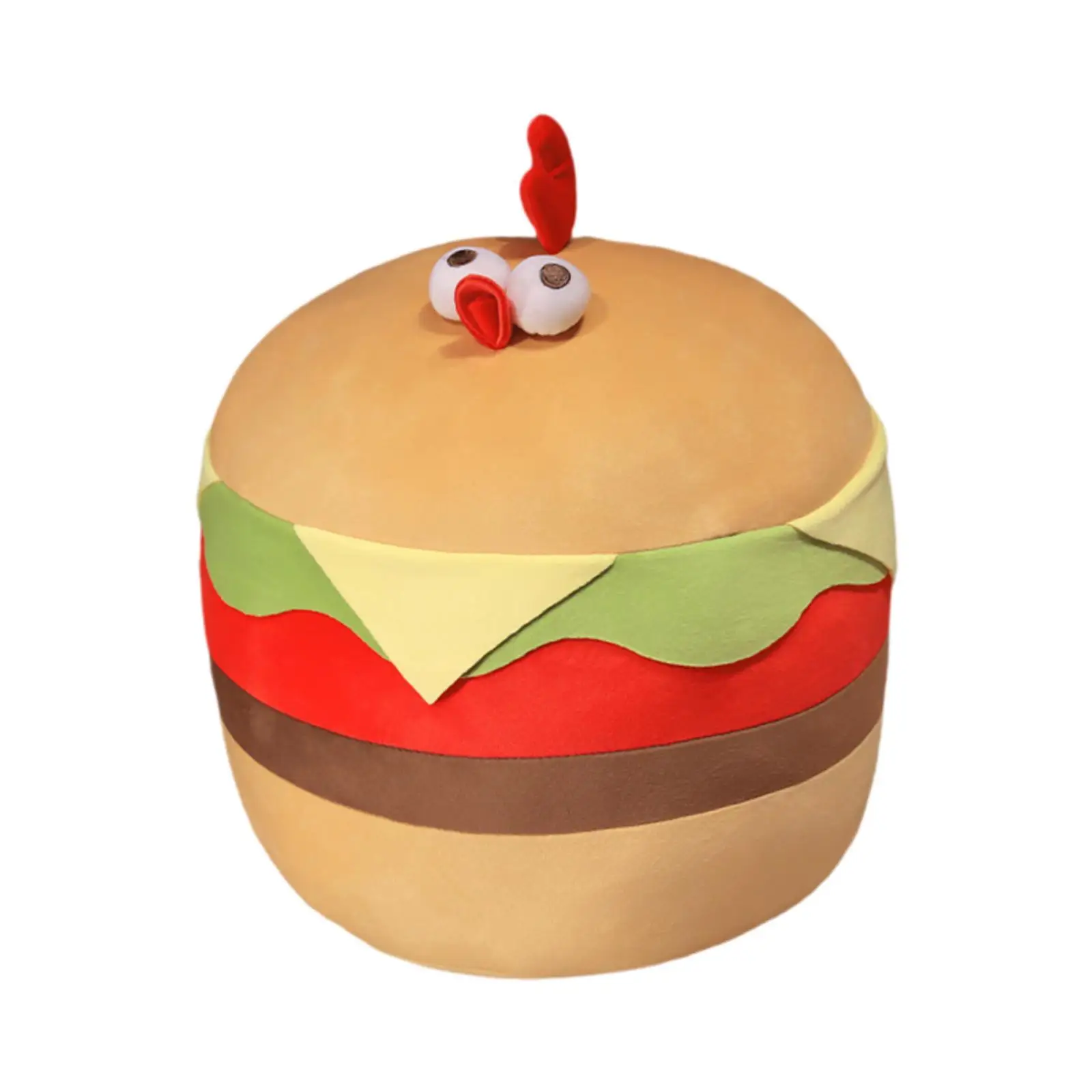 

Hugging Toy Animal Hamburger Chick Plush Toy for Office Bedroom Festival