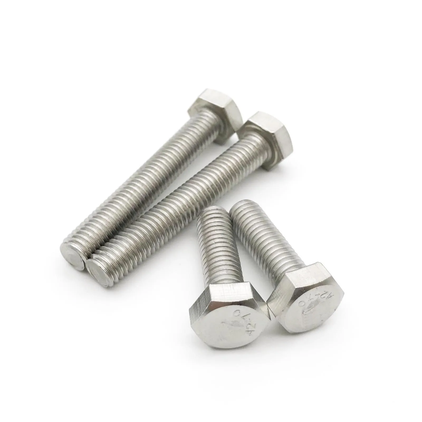 HZYUEGOU M5 M6 M8 A2-70 304 Edelstahl DIN933 Außensechskantschraube mit Verlängertem Gewinde 30-250mm – Detail 4