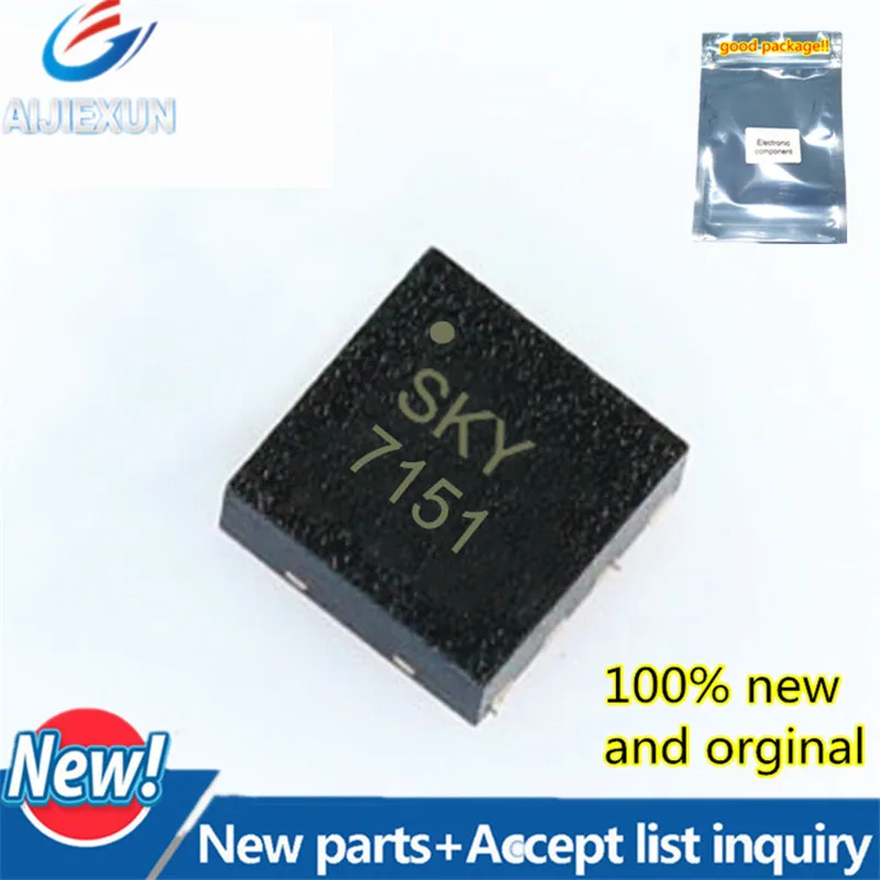2pcs 100% new and orginal SKY67151-396LF QFN silk-screen SKY7151 RF Amplifier large stock