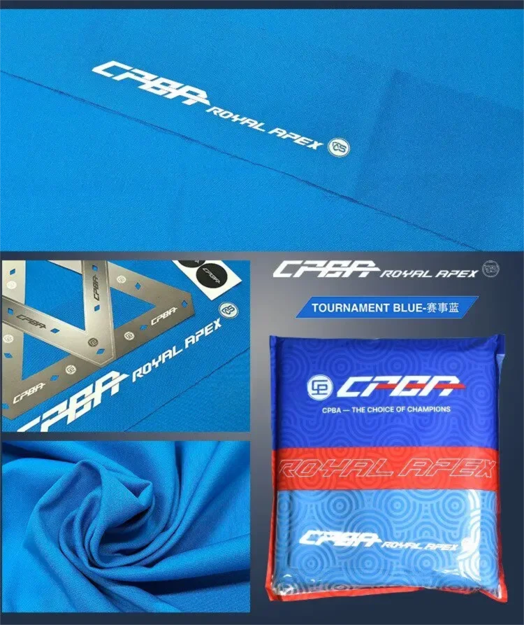 CPBA ROYAL APEX/SD-700 Tournament Grade Worsted Pool Table Cloth,Suitable for 8/9FT,Top Grade Billiard Table Fabric