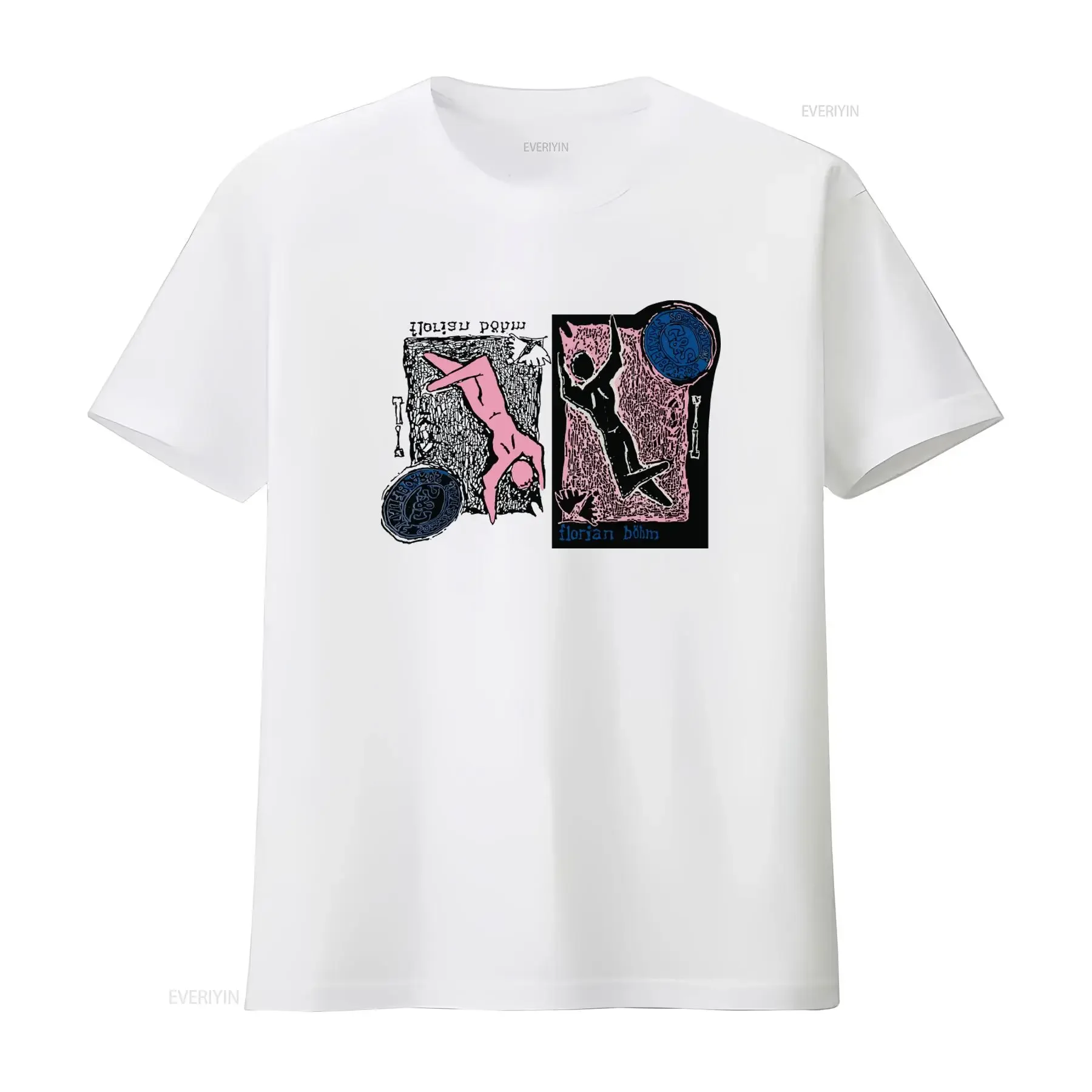 Vintage 90s Gordon Smith Skate Florian Bohm Skateboarding Art Print T Shirt for Men vintage Washed Top For Everyday Wear homme