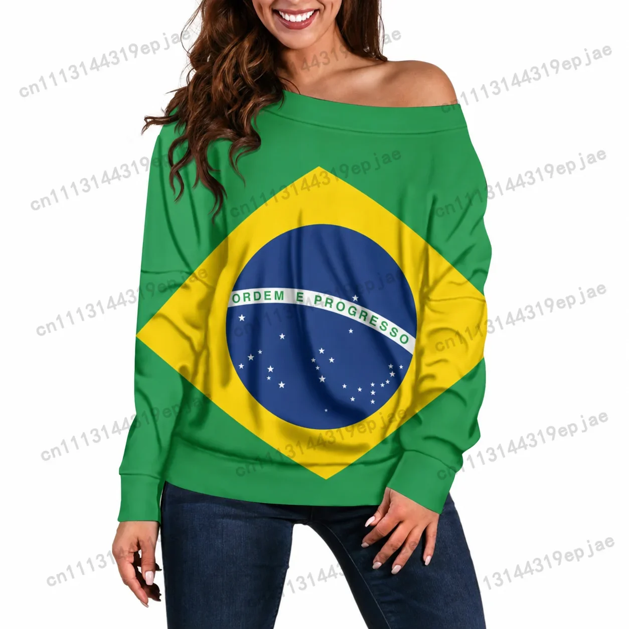 Brazil Brunei National Flag Eagle Print Crop Tops Women Short Sleeve O-neck Casual Streetwear Y2K Green Summer T-shirt