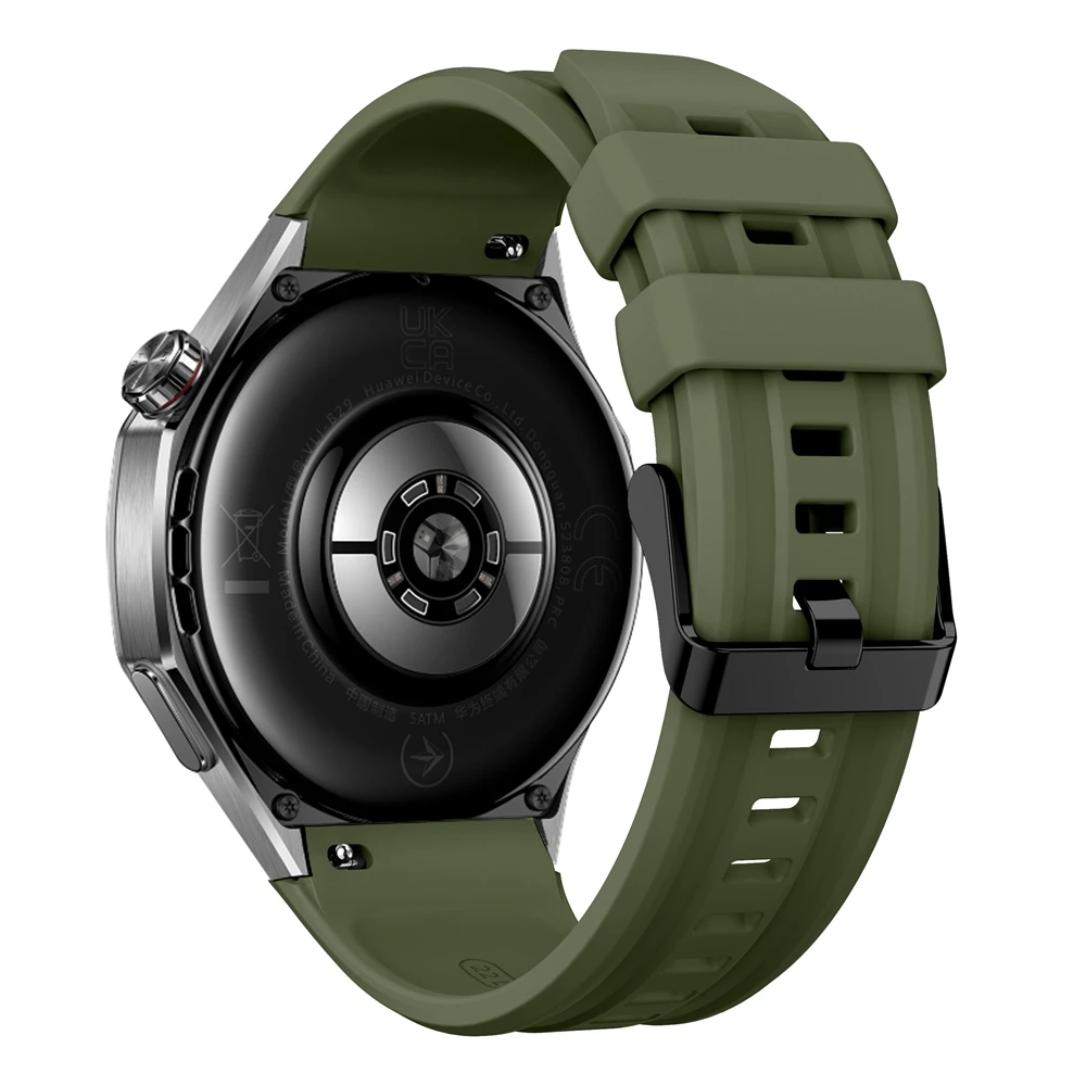 حزام سيليكون رياضي مناسب لساعة Huawei Watch GT 6 Pro مقاس 46 ملم ملحقات سوار المعصم البديلة للساعة الذكية
