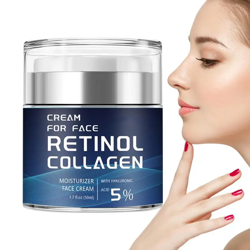 

50ml Retinol collagen cream Retinol Lifting Firming Cream Collagen Wrinkle Remover Face Cream Collagen Hyaluronic Acid Cream