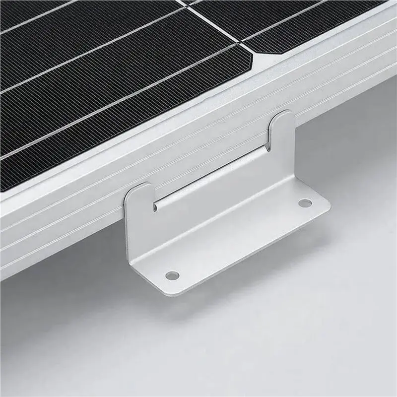 ABAH-40PCS Solar Panel Mounting Bracket Kits Roof Z-Style Bracket Photovoltaic Panel Z-Bracket Stand For Car Boat RV Yacht A