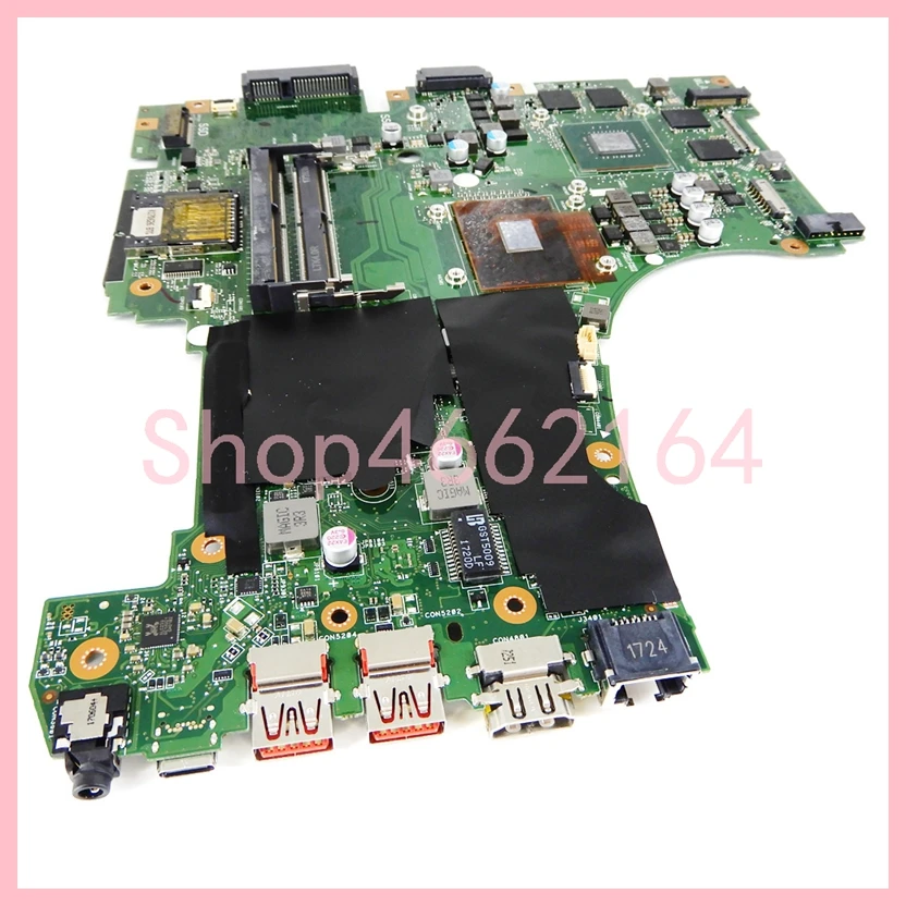 Placa-mãe portátil para Asus, GL553VD, i5, CPU i7-7th Gen, GTX1050, GPU Mainboard, GL553VE, FX553V, FX553VE, FX53V, FX53VD, ZX53V