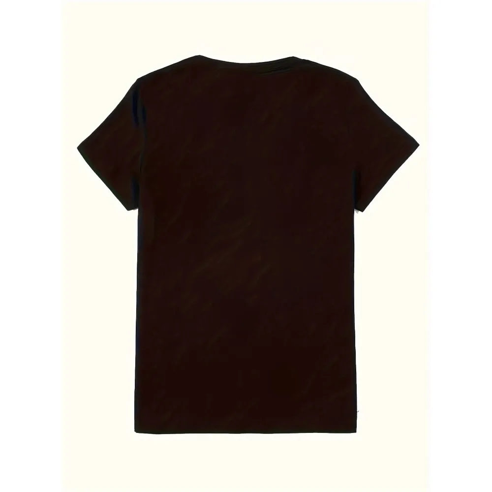 تي شيرت نسائي كاجوال برقبة دائرية، "Pray It Pray It Get Through It" اقتباس وحروف زهرية، أبيض، فضفاض