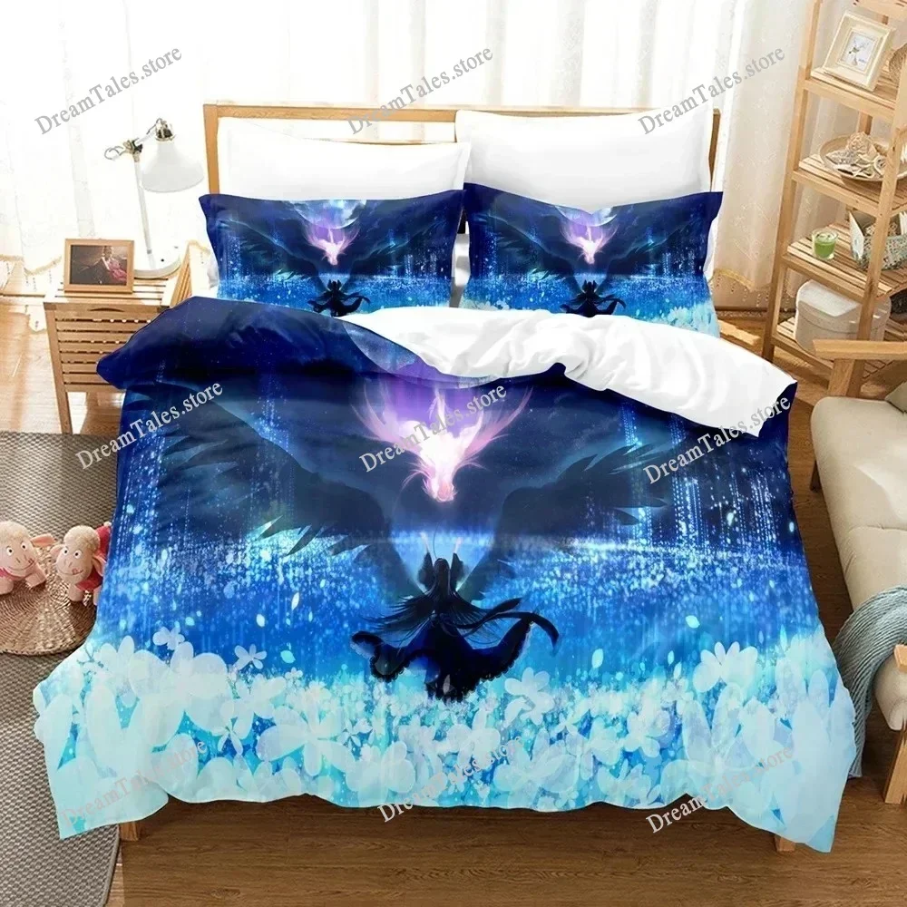 

Puella Magi Madoka Magica Cartoon Poster Sheets Quilt Covers Bedding Dormitory Sheets Bedding Set Soft Warm Bedding Set369