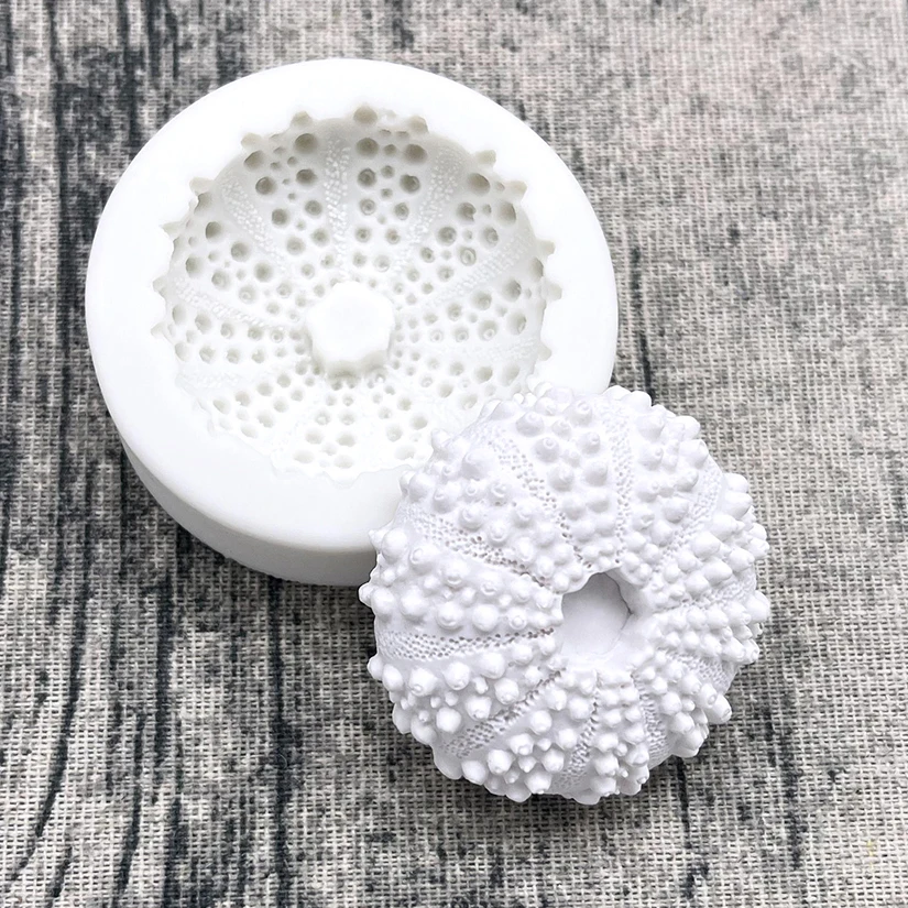 Sea Urchin Shell Silicone Cake Baking Mold Sugarcraft Chocolate Cupcake Resin Tools Fondant Cake Decorating Tools