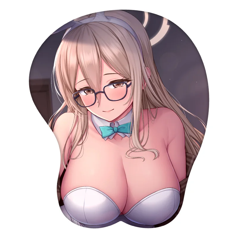 Sexy Murokasa Akane  Blue Archive Anime 3D Mouse Pad Sexy Wrist Rest Desk MousePad Mat Gamer Accessory