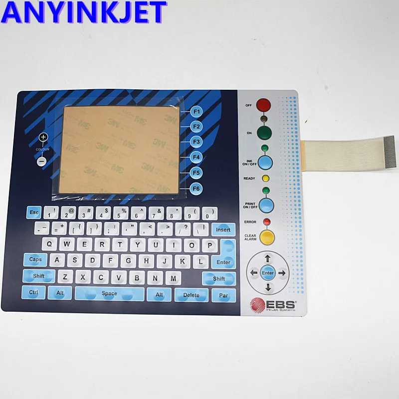 Pantalla de teclado EBS6500 Compatible, membranas de teclado EBS650 para impresora EBS 6500