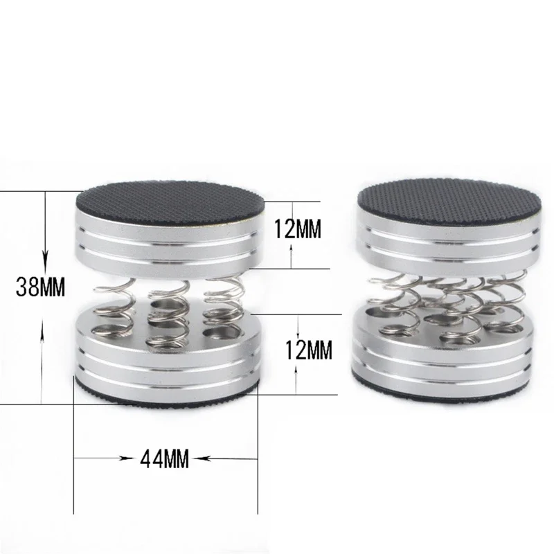 4pcs shock spikes spring damping pad HIFI Stand Feet speaker spike Audiophile CD- amplifier foot pad