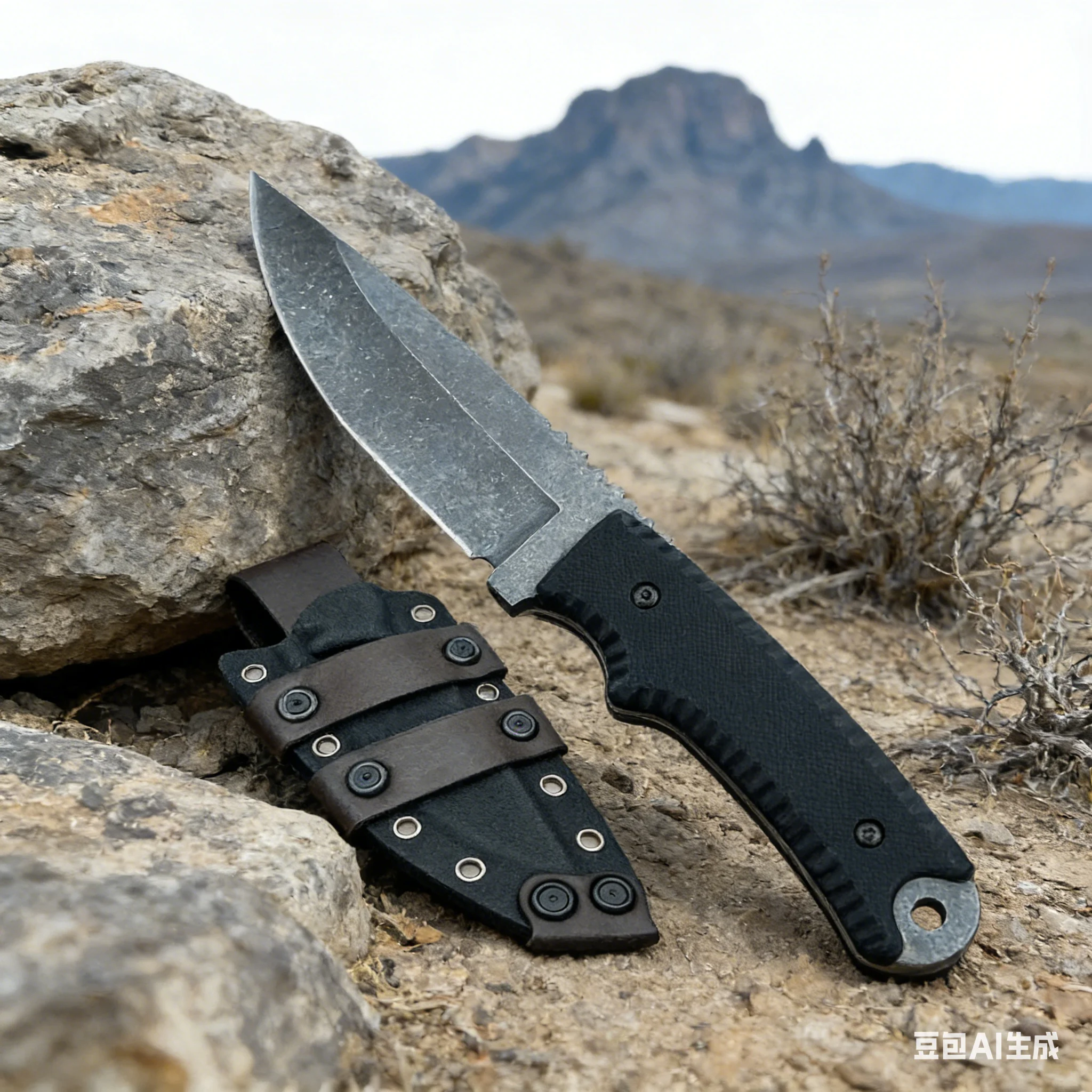 

Outdoor Fixed Blade Knife 7Cr13MoV Steel G10 Handle Multi-Function Survival Hunting Fishing Camping Tool with Sheath