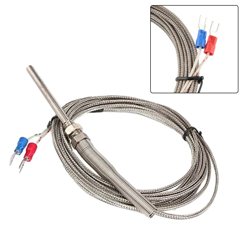 K-Type High Temperature -100~1250 Degree Thermocouple 50mm Probe Sensor 1.5M NPT 3/8\