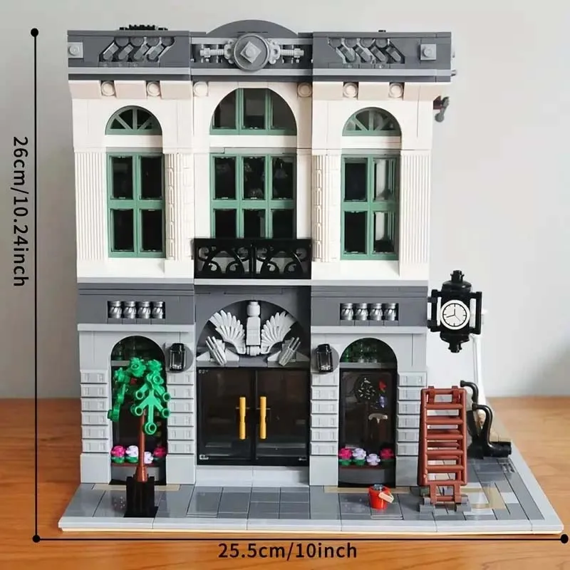 2380 PCS Brick Bank Compatible With15001  10251 Building Blocks Bricks Birthday Christmas Gift Toys 84001