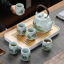 Ceramic tea cup, Japanese style tea tasting cup, household kung fu tea set, drinking water single cup, master cup