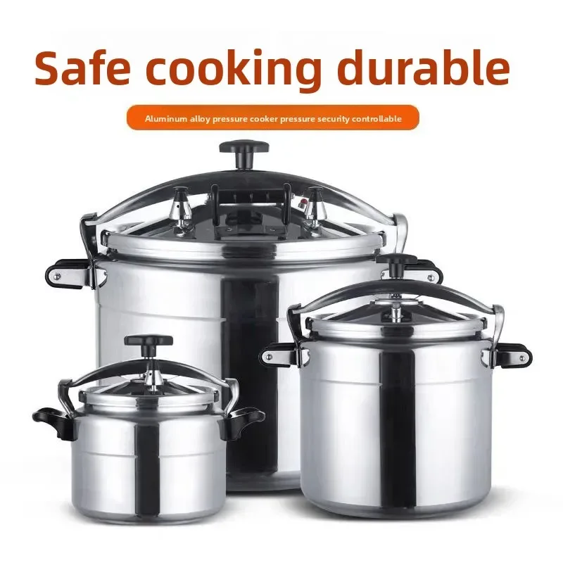 

Aluminum Alloyl Large-Capacity Pressure Cooker Gas Cooker Can Use Explosion-Proof Pot Home Cooking Utensils 5-18L