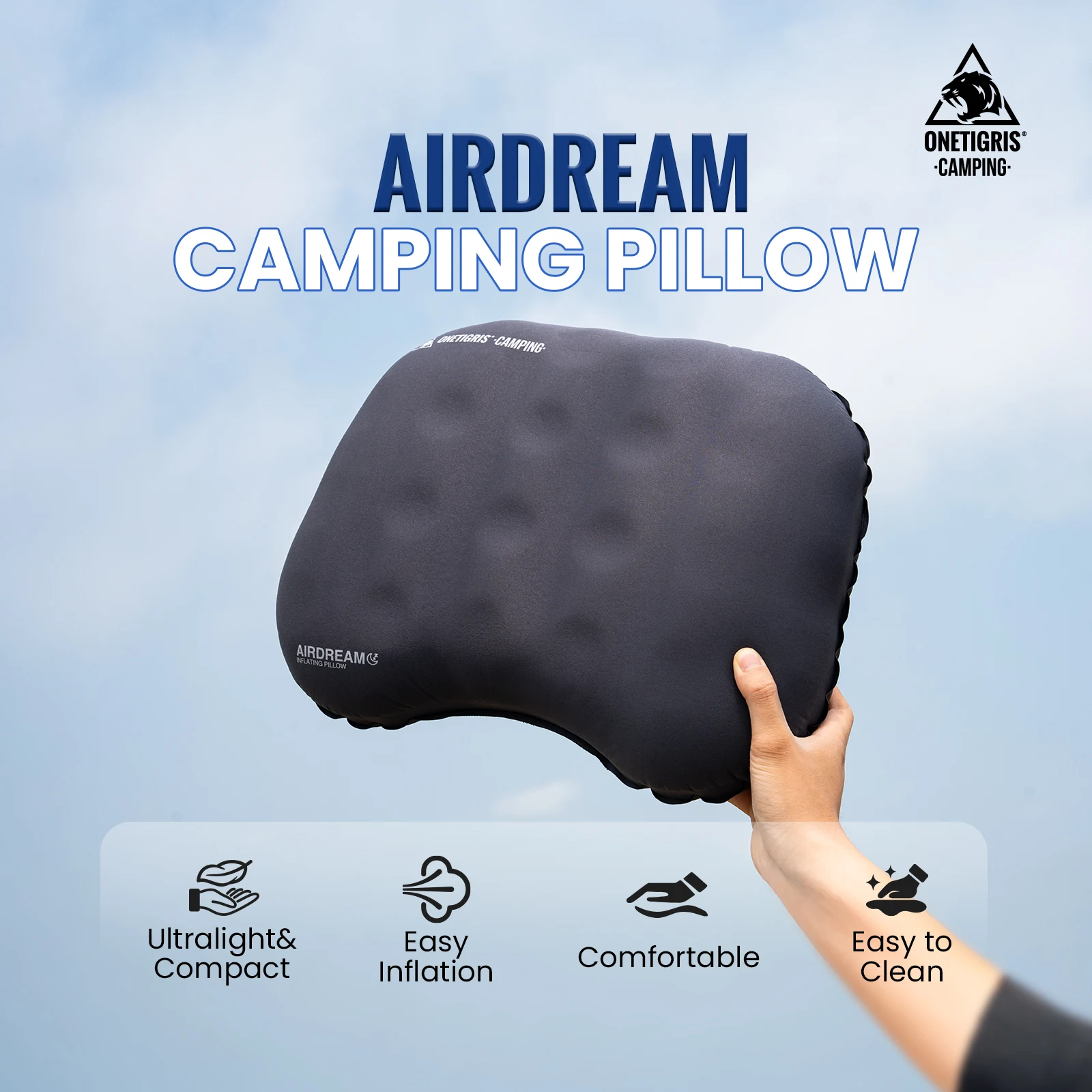 OneTigris Airdream Campingkuss - Travel Pillow Inflatable recensie en prijs