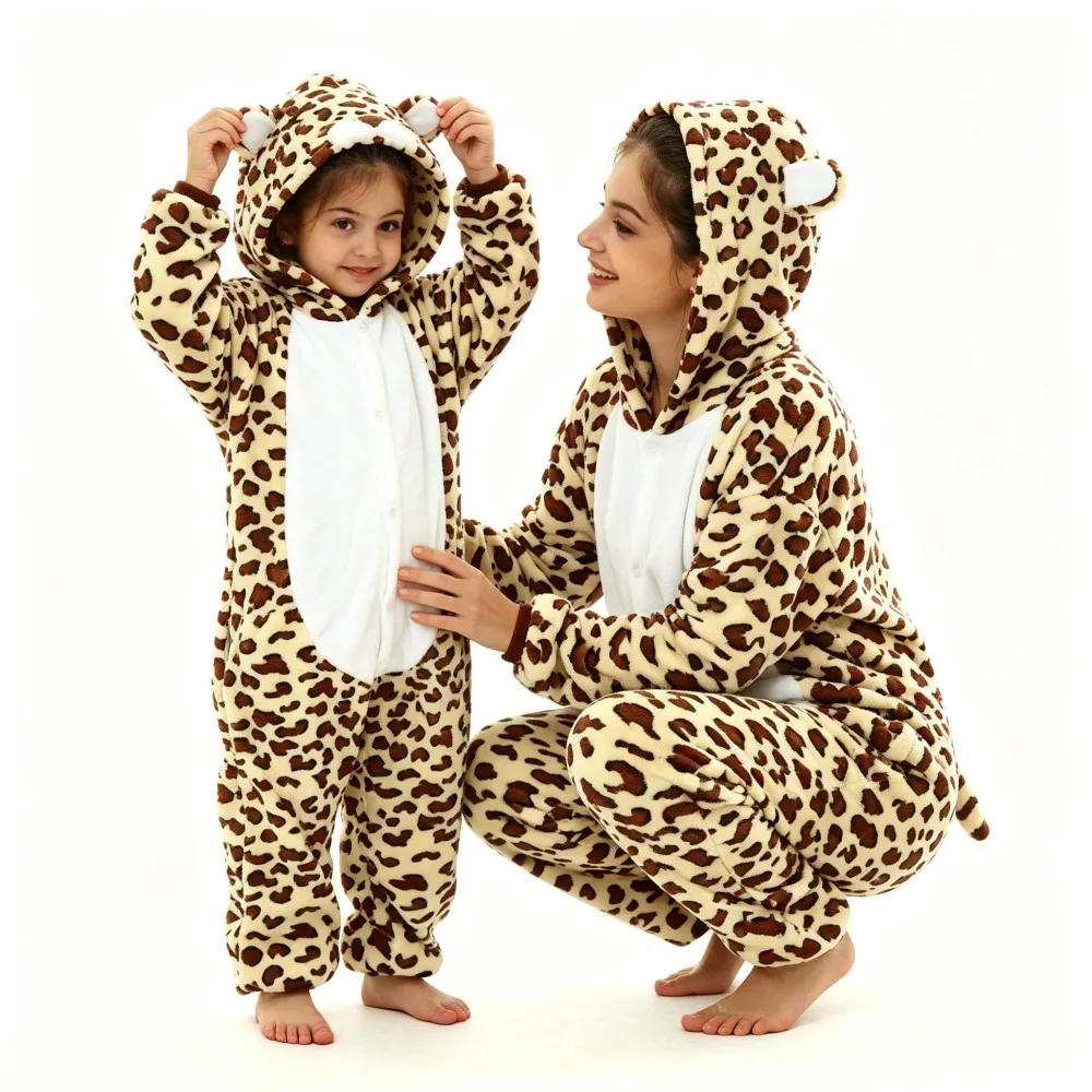 Children Unicorn Kigurumi Pajamas Soft Cozy Warm Pijama Infantil Kids Pyjamas Winter One Piece Hooded Jumpsuits Girls Onesies