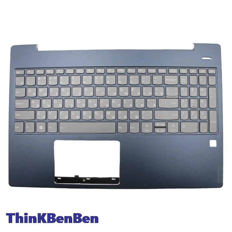 حافظة علوي غطاء قشرة مسند اليد ، لوحة مفاتيح RU روسية ، Lenovo Ideapad S540 ، 15 ، 15IWL ، 15IML ، 5CB0U42619