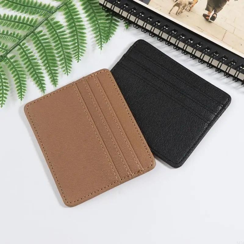 PU Leather Credit Card Holder RFID Blocking Wallet Money for Case for Men Women 547A