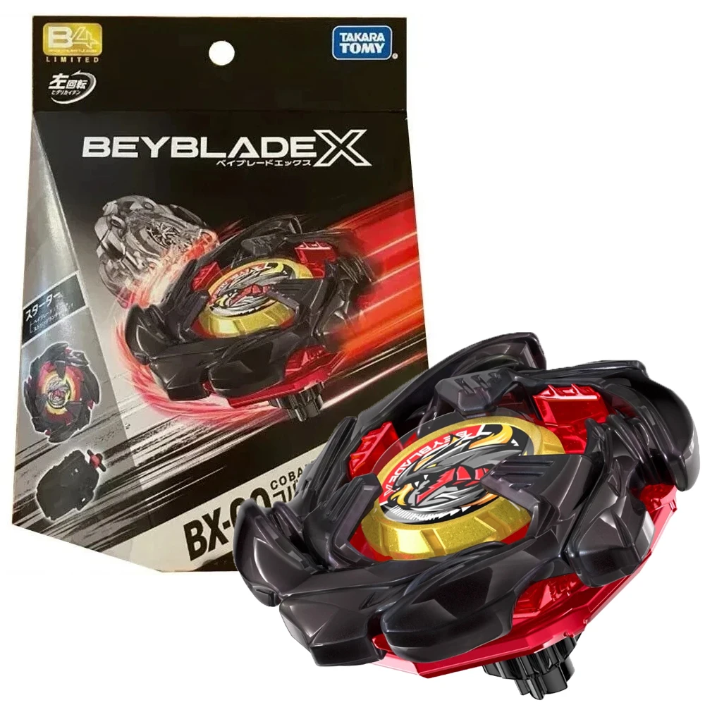

GENUINE TAKARA TOMY BEY X BX-00 Cobalt Dragoon 2-60C Black Coating BLADE NEW WITH ORIGINAL PACKAGING SET B4