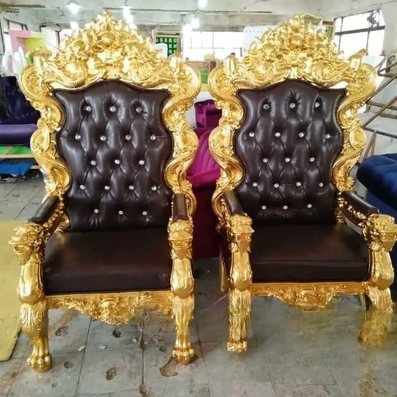 Manufacturer European dragon chair, hotel entertainment club high back chair, European image chair, villa decoration chair