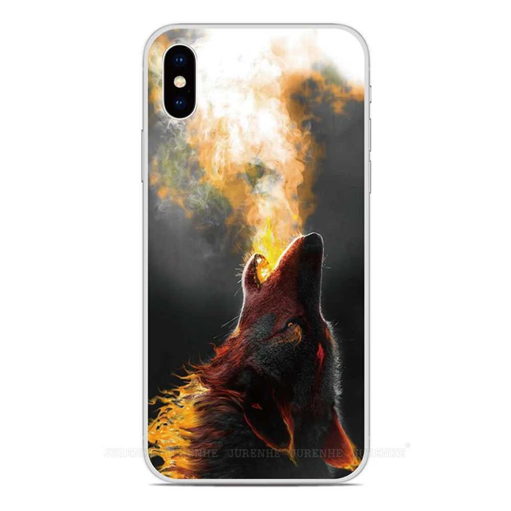 Animal Wolf Back Case For Oukitel C36 C35 C33 C32 C31 C23 C25 C22 C21 C19 C18 U25 U20 Plus K9 Pro Nothing Phone 2 Two 1One Cover