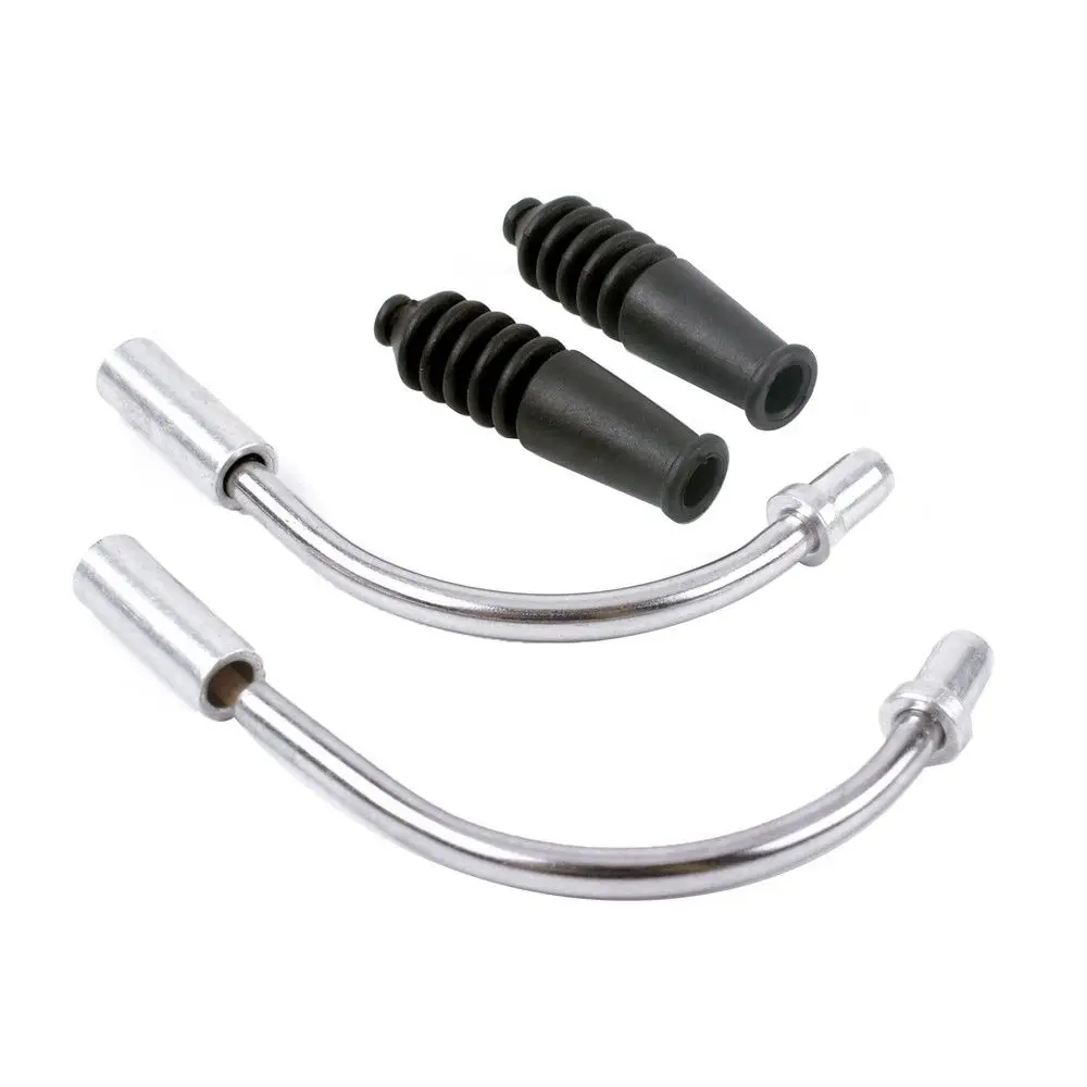 2pcs/2sets High Quality Bicycle Parts Noodle and Boot Pipe Sleeves Protector Cable Guide Bend Tube V Brake Noodles