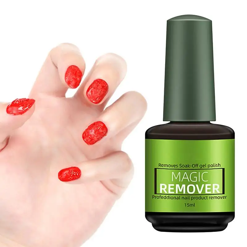 15ml Gel Nail Polish Remover Easy Nail Polish Peel Off Non-Irritating Gel Remover Magic Remover Peel Off Removing Gel