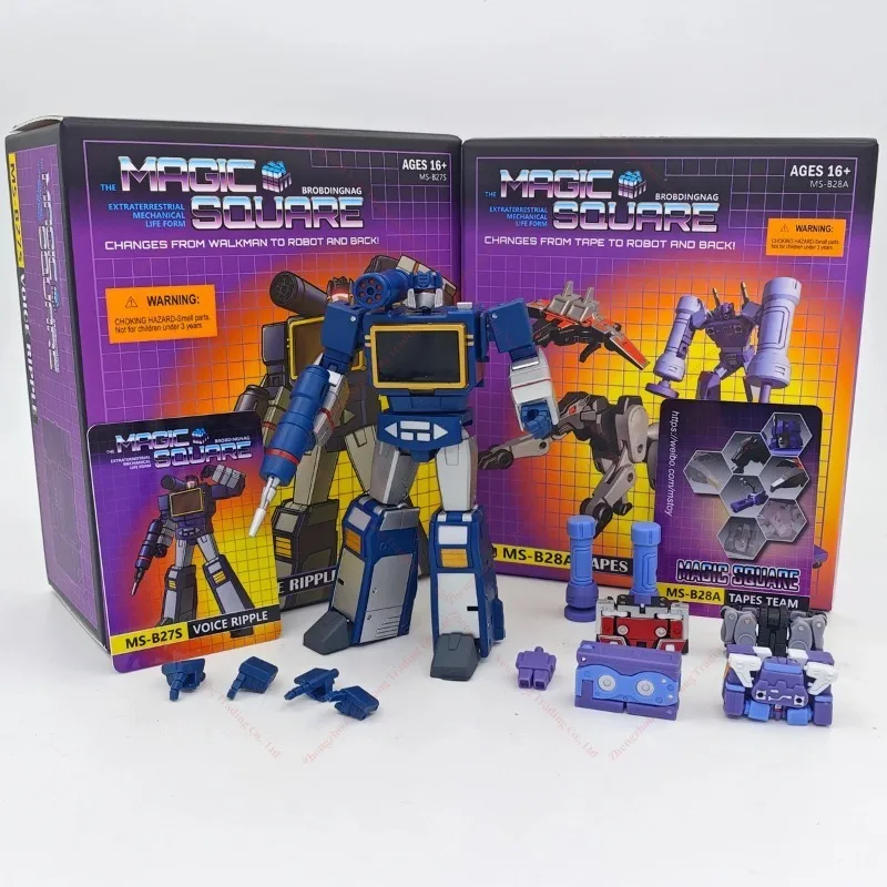 

MagicSquare Transformation MS Toys B27S B28A Soundwave Cassette Tapes Team Mini Scale Action Figure