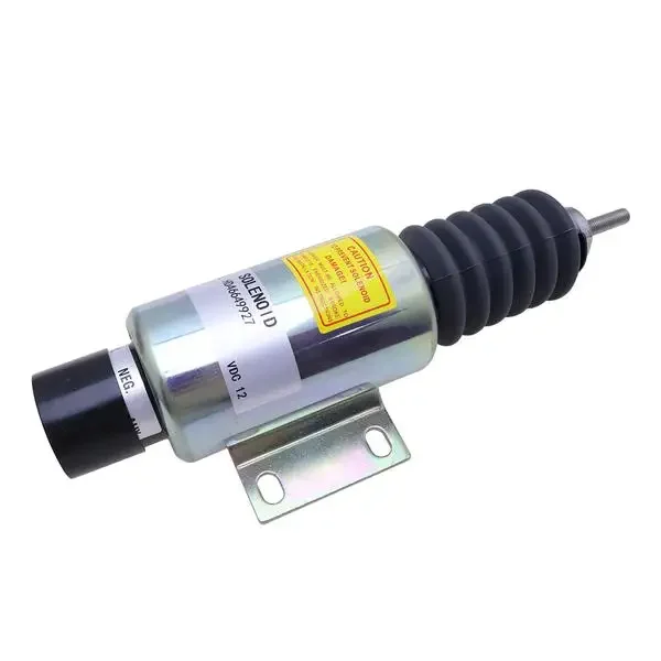 Diesel Stop Solenoid 2300-1503 SA-4641 2370-12E2U1B2A 7750000104 with 3 Terminals Fit for Woodward 2370 Series