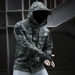 Waterproof Tactical Windbreaker for Men, Flight Pilot Coat, Military Field Jacket, Casual Clothes, UK and US Army, FX M65