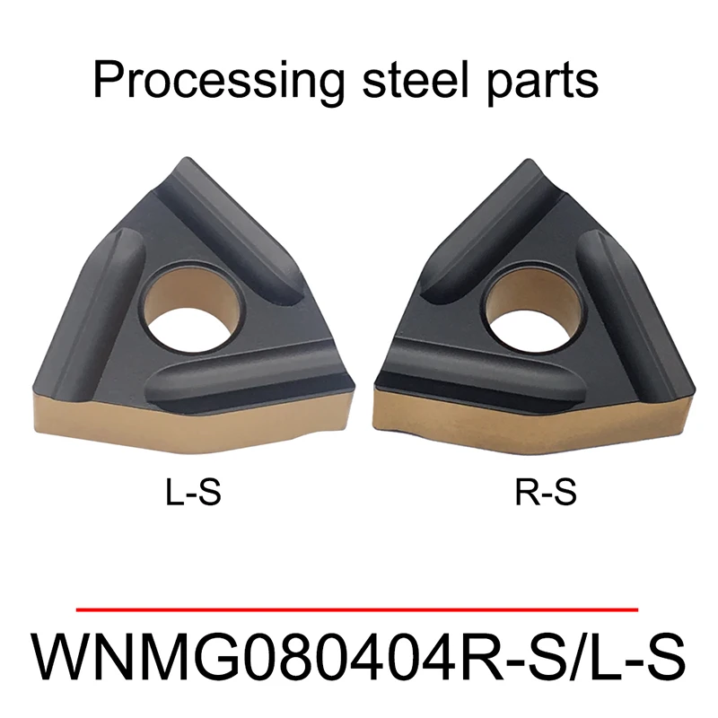 10pcs WNMG080408 R S T4225 Carbide Inserts External Turning Tool WNMG 080408 Blade High Quality CNC Lathe Cutter Tools For Steel