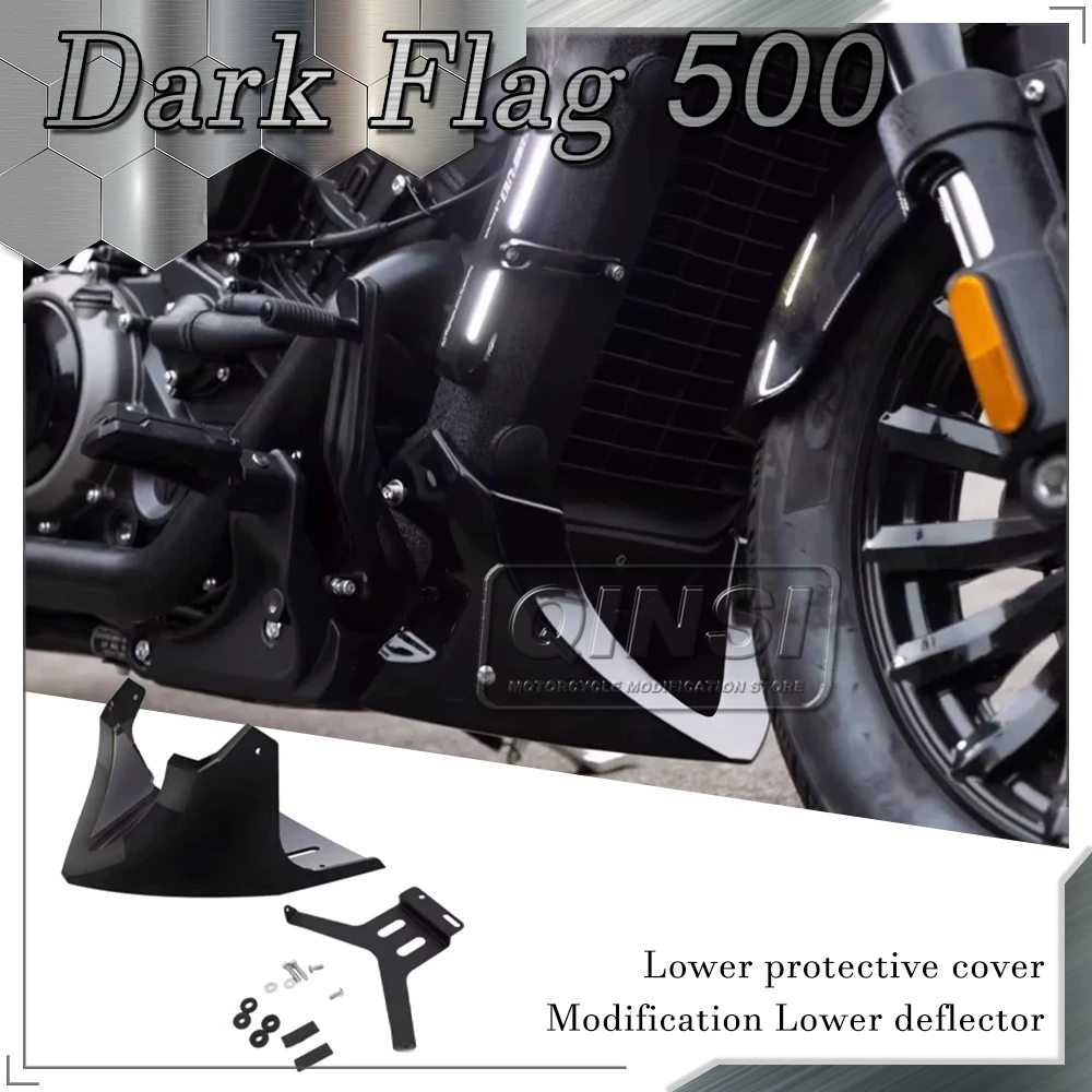 FOR BENDA Dark Flag 500 Modified Lower Deflector Dedicated Bottom Support Decorative Cover Lower Protective Cover Bottom Cover