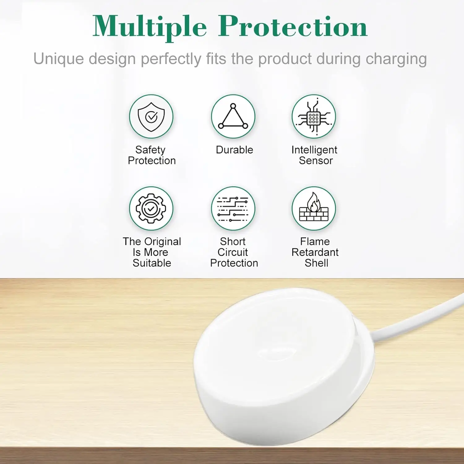 Electric Toothbrush Charger Base Compatible with Oral B IO Series 7 Series 8 Series 9, Magnetic Travel Charging Base for iO7 iO8