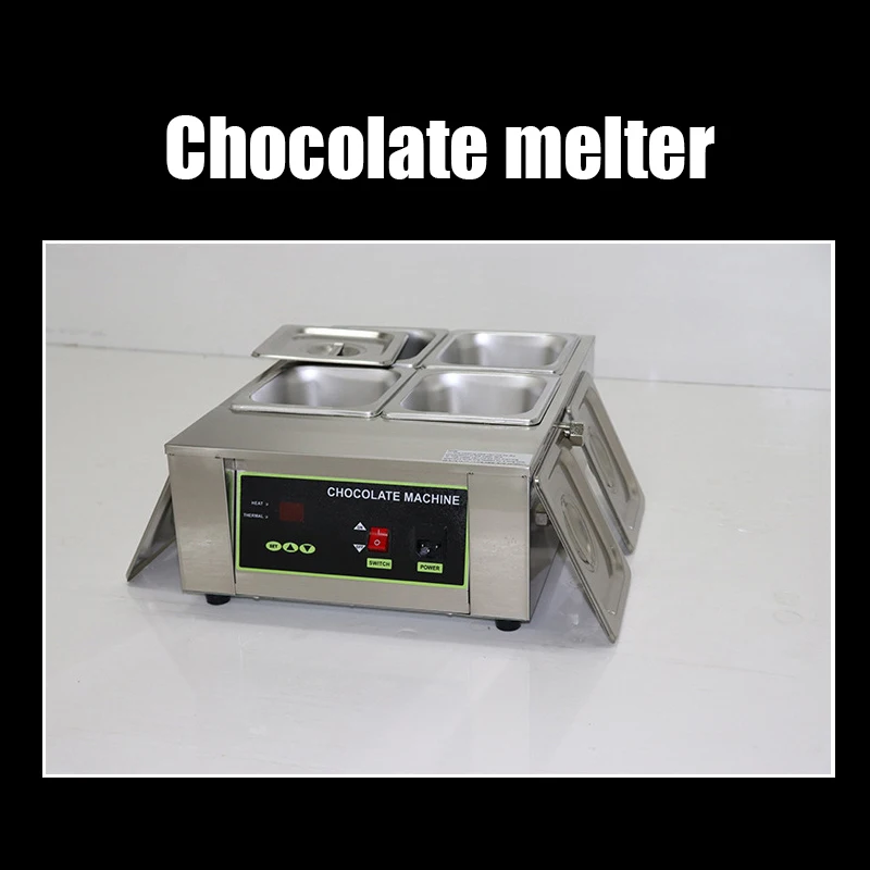 Portable stainless steel chocolate holding tank melting pot Warmer melted machine