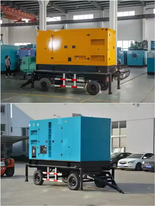 Generator Diesel diam tipe industri, kinerja tinggi 50/60hz 30kva 50kva 100kva 150kva 200kva 250kva weicahi