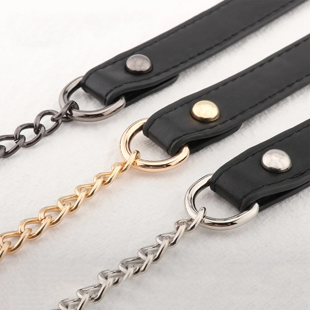 Multicolor Bag Chain Accessories Gold Silver Women Shoulder Bag Chain Metal Bag Chain Strap Crossbody Bag Belt Chain for Handbag