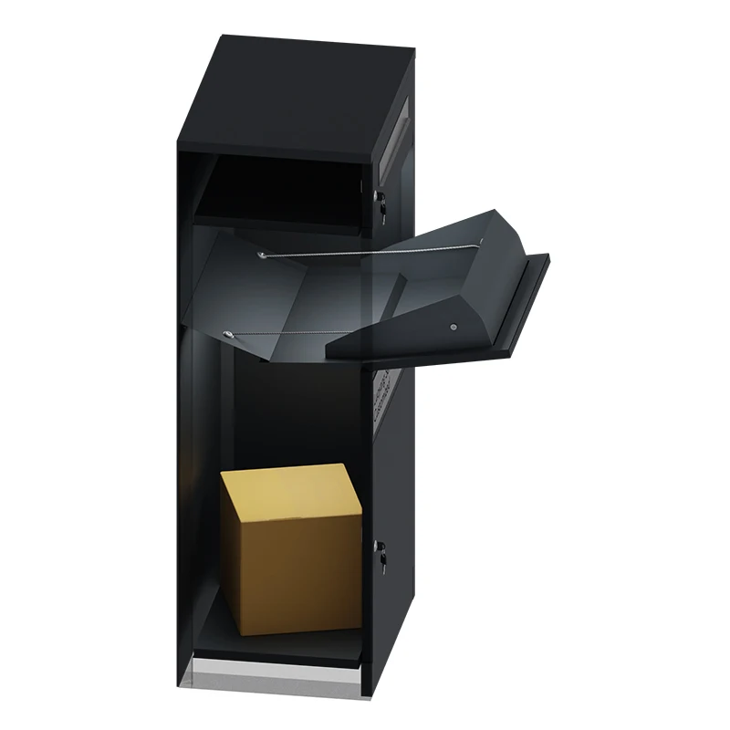 Iron Residential Mailbox Safe Self-Pickup Parcel Delivery Delivery Box Steel Freestanding Porch Mailbox