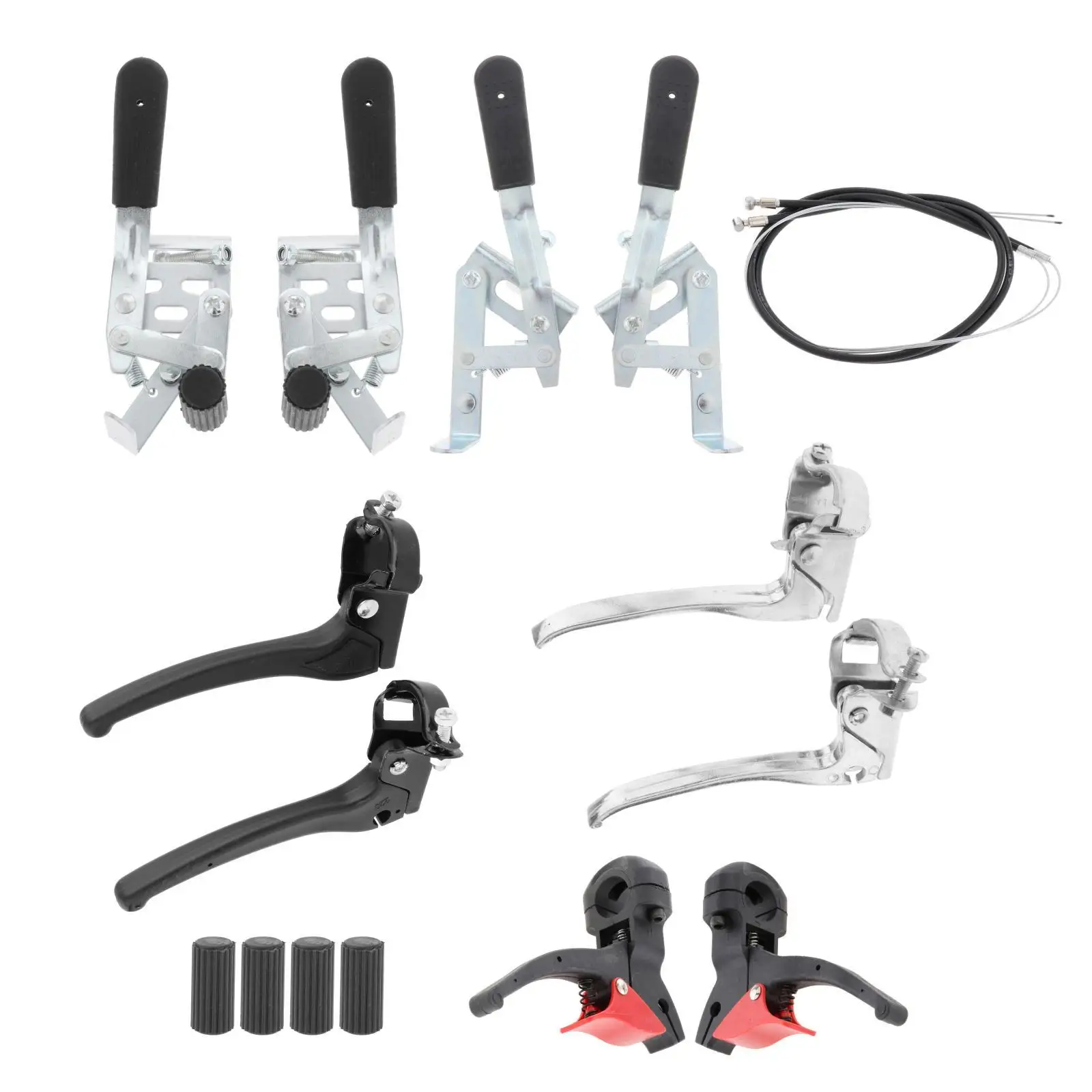 Universal Brake Levers Parts Replacement Bolt-On Style Spare Parts Toughness Side Mount Lightweight Health Care