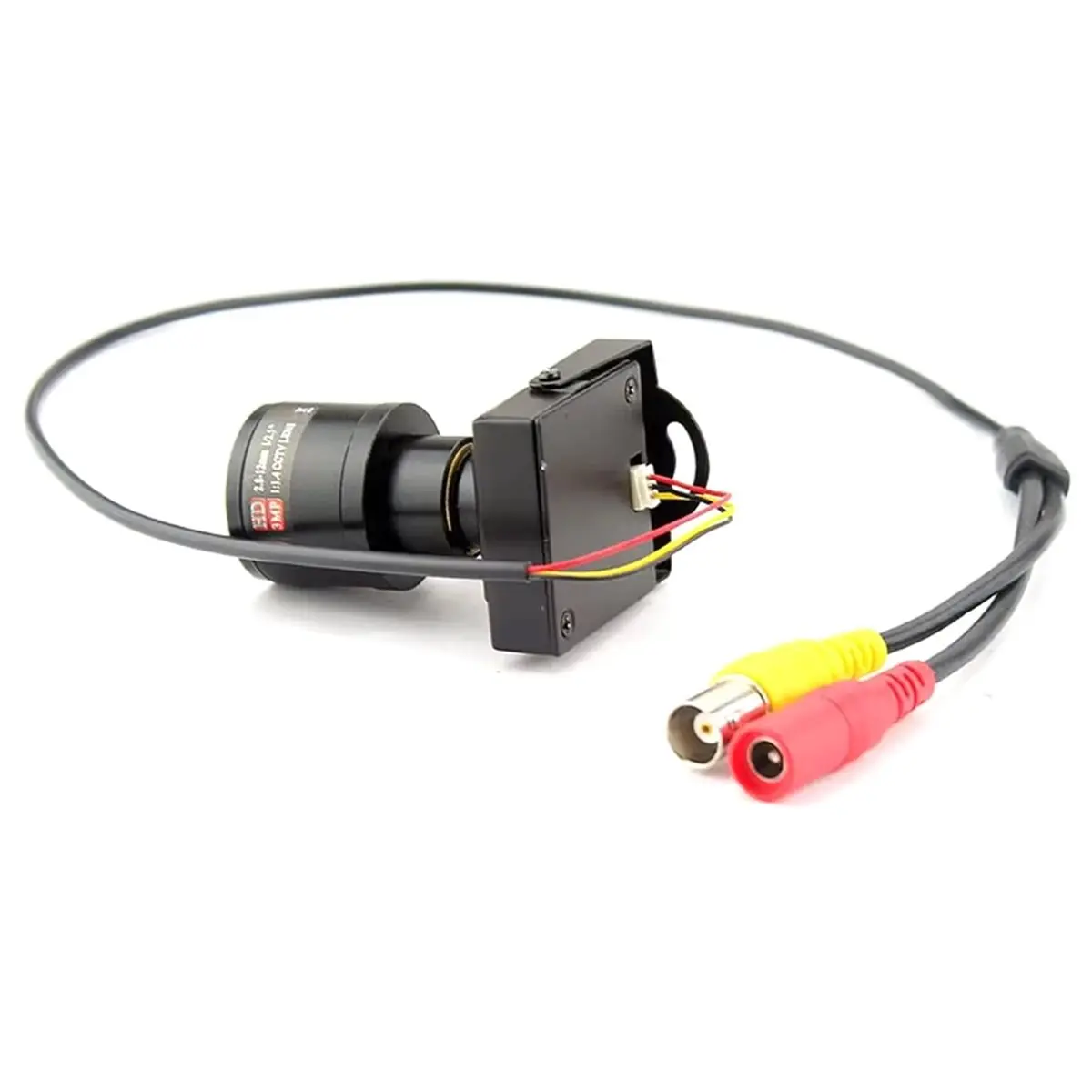 SWXF 1200TVL CMOS Color Analog Module with 2.8-12mm Varifocal Adjustable Lens+ Adapter for Surveillance Video Camera PAL