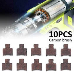 10pcs Replacement Motor Carbon Brush  Metal Professional Electric Screwdriver DC Motor Accessories Compatible with RS550