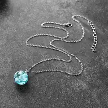 Transparent Resin Moon Necklace for Women #4