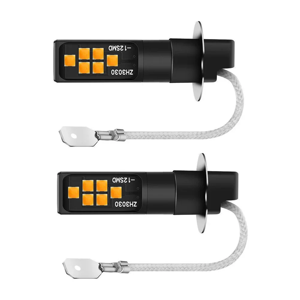 

Parts & Accessories Led Fog Light Bulb ＞ 50 Amber DC/AC 12V H3 000 Hours For Car High Quality Practical To Use